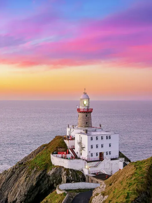 Framed Print : Baily Lighthouse at sunrise, Howth, County Dublin, Ireland Framed Print : Baily Lighthouse at sunrise, Howth, County Dublin, Ireland