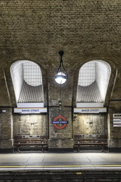 Framed Print : Baker Street Underground station, London, England, UK Framed Print : Baker Street Underground station, London, England, UK