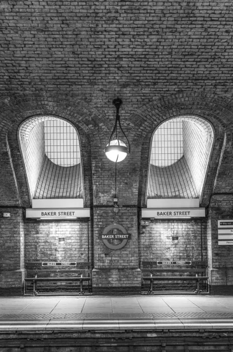Framed Print : Baker Street Underground station, London, England, UK Framed Print : Baker Street Underground station, London, England, UK
