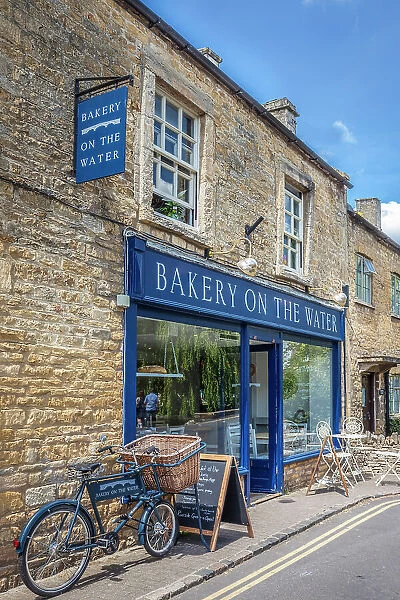 Bakery in the old town of Bournton-on-the-Water, Cotswolds, Gloucestershire, England