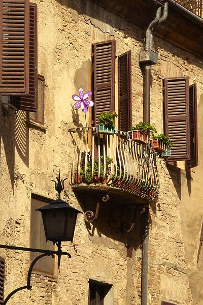 Balcony & Shutters, Montepulciano, Tuscany, Italy