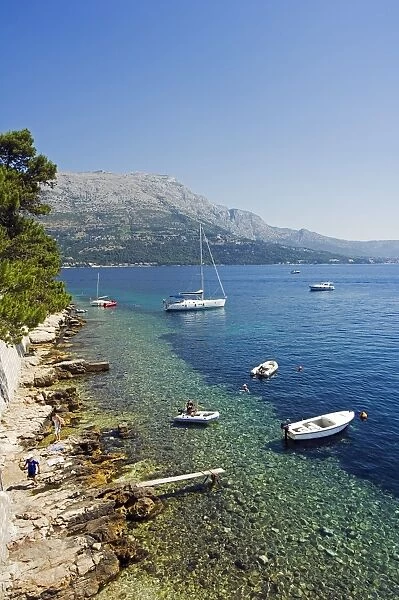 The Balkans Croatia Dalmatia Coast Korcula Island Boats