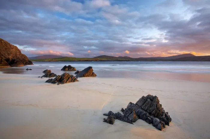 Framed Print : Balnakeil Bay at sunset, Faraid head, Durness, Sutherland, Scotland Framed Print : Balnakeil Bay at sunset, Faraid head, Durness, Sutherland, Scotland