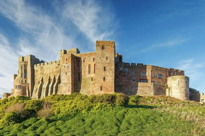 Framed Print : Bamburgh Castle, Bamburgh, Northumberland, England