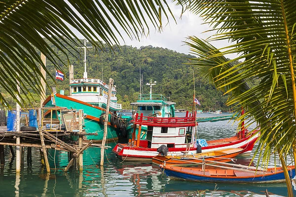 Ban Ao Yai floating fishing village, Ko Kut, nr. Ko Chang, Thailand