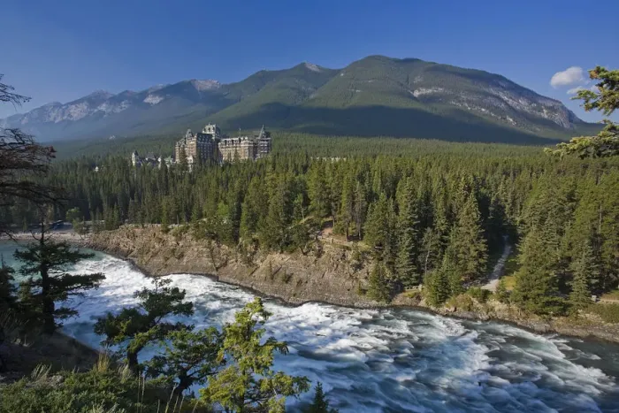 Framed Print : Banff Springs Hotel, Banff Town, Alberta, Canada