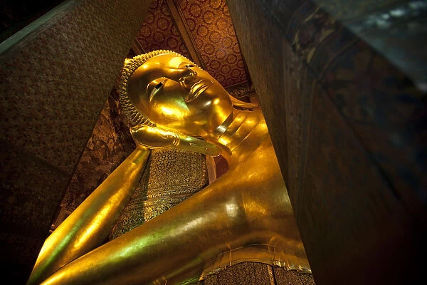 Bangkok, Thailand. The reclining Buddha in Wat Pho