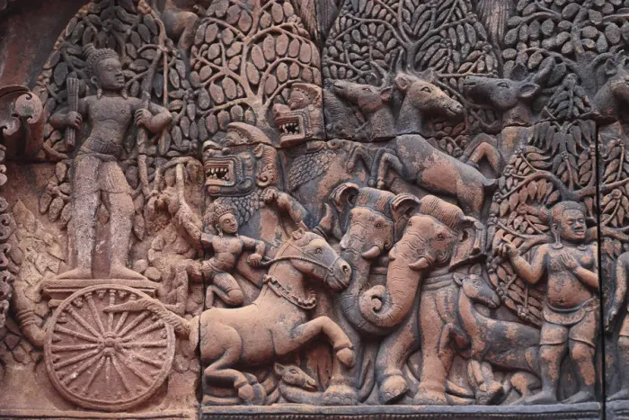 Framed Print : Banteay Srei temple (967), Angkor, Cambodia