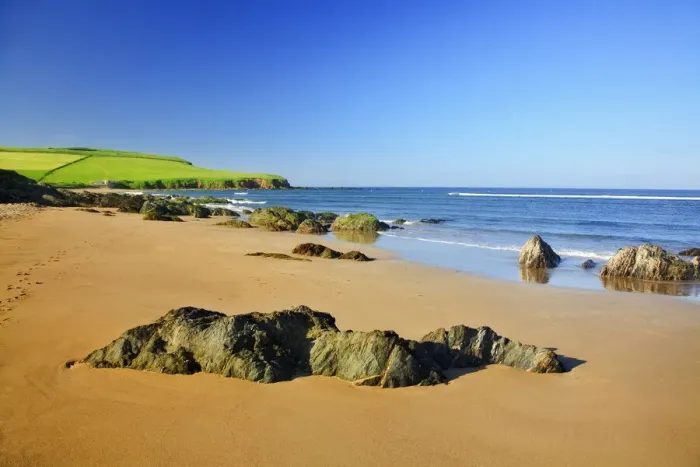Framed Print : Bantham Sand, Bantham, Devon, England Framed Print : Bantham Sand, Bantham, Devon, England