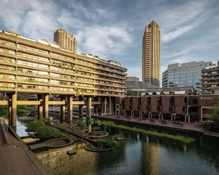 Framed Print : Barbican Estate, City of London, England, UK Framed Print : Barbican Estate, City of London, England, UK