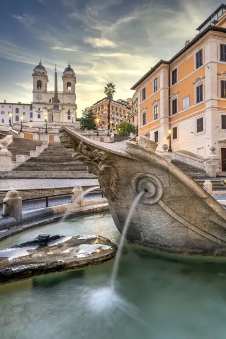 Framed Print : Barcaccia fountain, Piazza di Spagna and Spanish Steps, Rome, Lazio, Italy Framed Print : Barcaccia fountain, Piazza di Spagna and Spanish Steps, Rome, Lazio, Italy