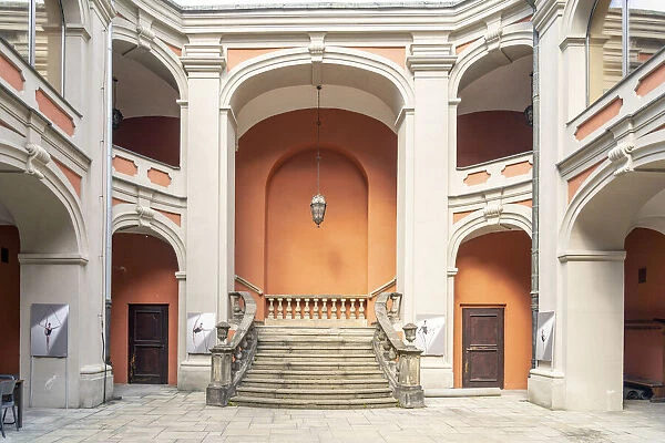 The baroque Ballet School, former Jesuit College, Old Town, Poznan, Poland, Eastern Europe
