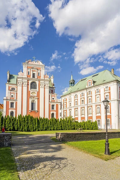 The Baroque Jesuit College in Poznan, Frederic Chopin Park, Old Town, Poznan, Poland