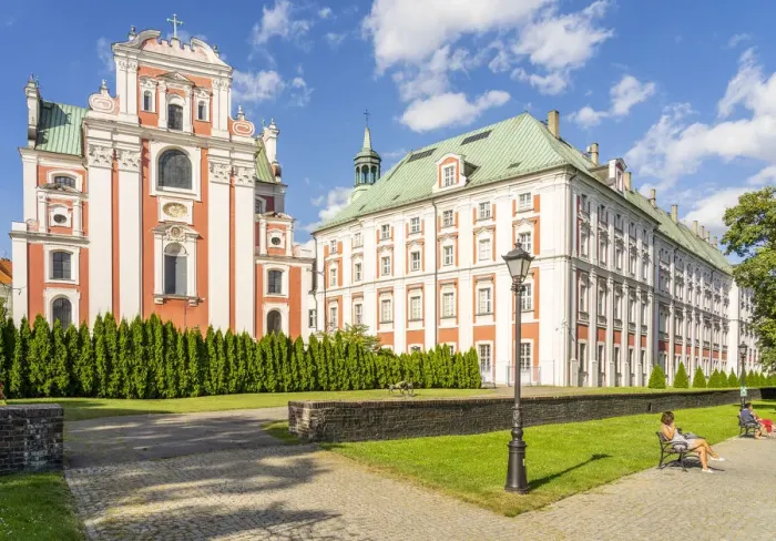 Framed Print : The Baroque Jesuit College in Poznan, Frederic Chopin Park, Old Town, Poznan, Poland Framed Print : The Baroque Jesuit College in Poznan, Frederic Chopin Park, Old Town, Poznan, Poland