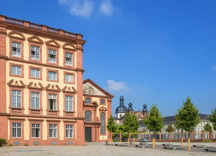 Framed Print : Baroque palace, Mannheim, Baden-Wurttemberg, Germany Framed Print : Baroque palace, Mannheim, Baden-Wurttemberg, Germany