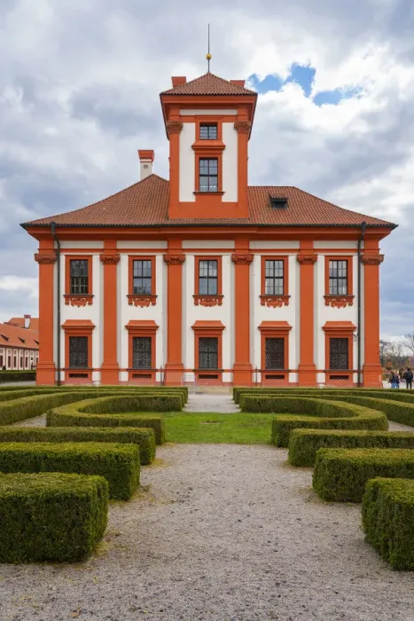 Framed Print : Baroque Troja Chateau in spring, Prague, Bohemia, Czech Republic Framed Print : Baroque Troja Chateau in spring, Prague, Bohemia, Czech Republic