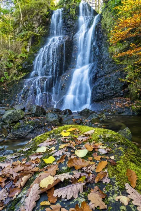 Framed Print : Barrow Beck Falls in Autumn, Lake District National Park, Cumbria, England