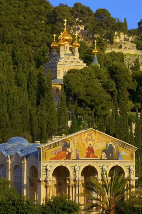 Framed Print : Basilica Of The Agony And Church Of St. Mary Magdelene, Garden Of Gethsemane, Jerusalem Framed Print : Basilica Of The Agony And Church Of St. Mary Magdelene, Garden Of Gethsemane, Jerusalem