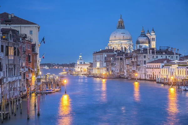 Basilica di Santa Maria della Salute, Grand Canal, Venice, Veneto, Italy
