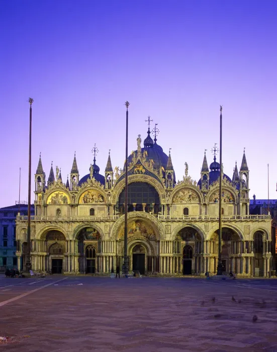 Framed Print : The Basilica at Night, Venice, Italy Framed Print : The Basilica at Night, Venice, Italy