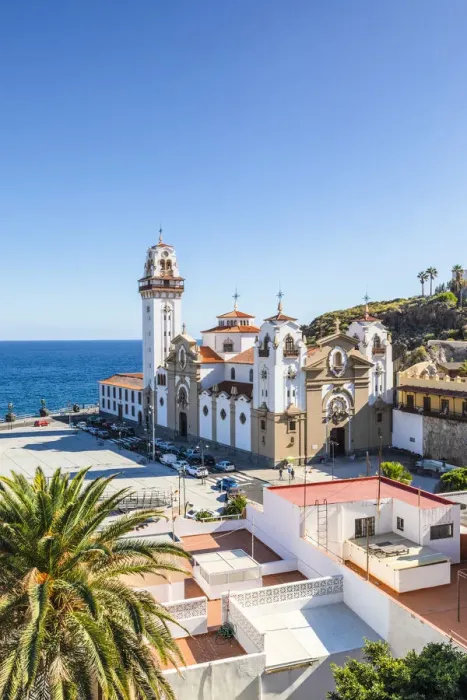 Framed Print : The Basilica of the Royal Marian Shrine of Our Lady of Candelaria, Candelaria, Tenerife