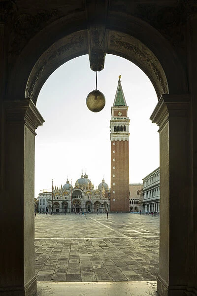 Basilica San Marco & Campanile, Piazza San Marco (St. Marks Square), Venice, Veneto