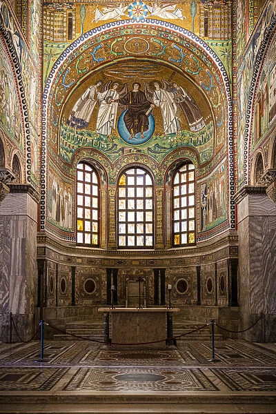 Basilica of San Vitale, which has important examples of early Christian Byzantine art