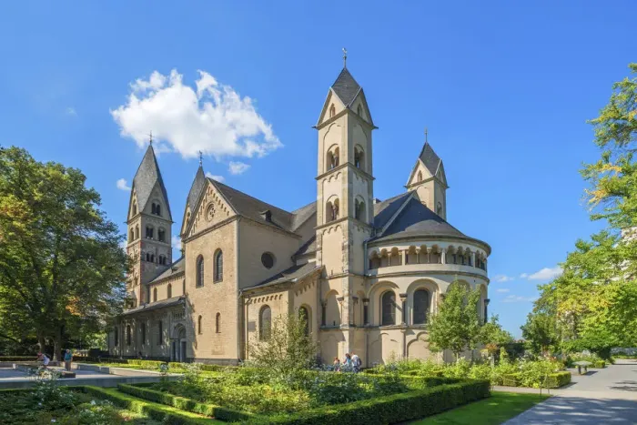 Framed Print : Basilica St. Kastor, Koblenz, Rhineland-Palatinate, Germany