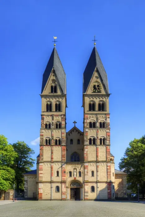 Framed Print : Basilica St. Kastor, Koblenz, Rhineland-Palatinate, Germany