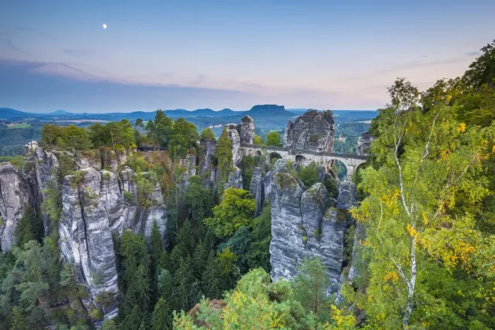 Framed Print : Bastei Bridge, Bastei, Saxon Switzerland National Park, Saxony, Germany Framed Print : Bastei Bridge, Bastei, Saxon Switzerland National Park, Saxony, Germany