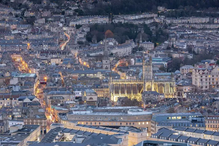 Framed Print : Bath Skyline, Bath, Somerset, UK
