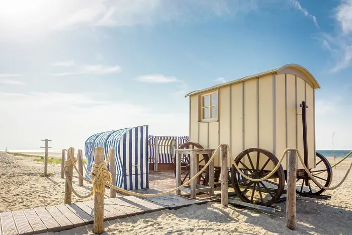 Framed Print : Bathing carts and beach chairs on the western beach of Norderney, East Frisian Islands, East Frisia, Lower Saxony, Germany Framed Print : Bathing carts and beach chairs on the western beach of Norderney, East Frisian Islands, East Frisia, Lower Saxony, Germany