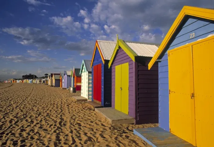 Framed Print : Bathing Huts Framed Print : Bathing Huts