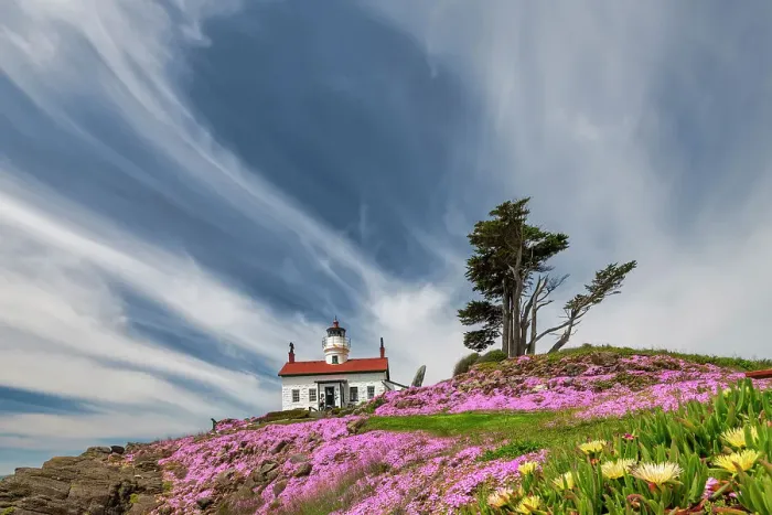 Framed Print : Battery Point Lighthouse, Crescent City, California, USA Framed Print : Battery Point Lighthouse, Crescent City, California, USA