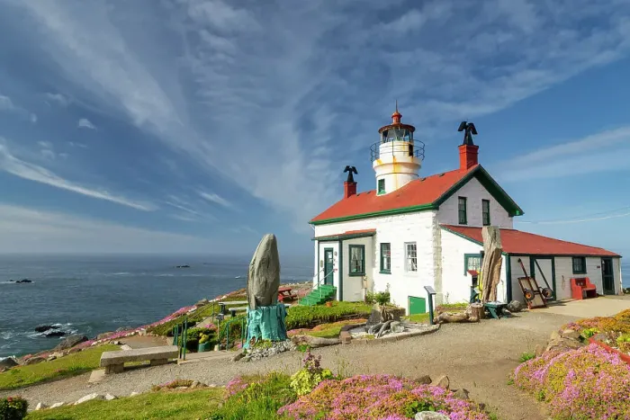 Framed Print : Battery Point Lighthouse, Crescent City, California, USA Framed Print : Battery Point Lighthouse, Crescent City, California, USA