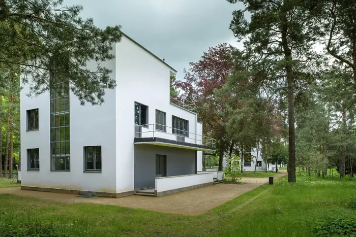 Framed Print : Bauhaus building - Masters Houses, UNESCO World Heritage Site Bauhaus Dessau, Dessau, Saxony-Anhalt, Germany, Europe Framed Print : Bauhaus building - Masters Houses, UNESCO World Heritage Site Bauhaus Dessau, Dessau, Saxony-Anhalt, Germany, Europe