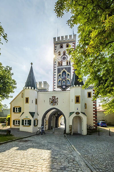 Bavarian Gate (Bayertor), Landsberg am Lech, Southwestern Bavaria, Germany