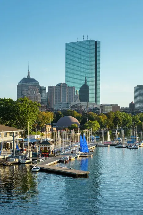 Framed Print : Back Bay from across the Charles River, Boston, Massachusetts, USA Framed Print : Back Bay from across the Charles River, Boston, Massachusetts, USA