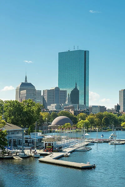 Back Bay from across the Charles River, Boston, Massachusetts, USA