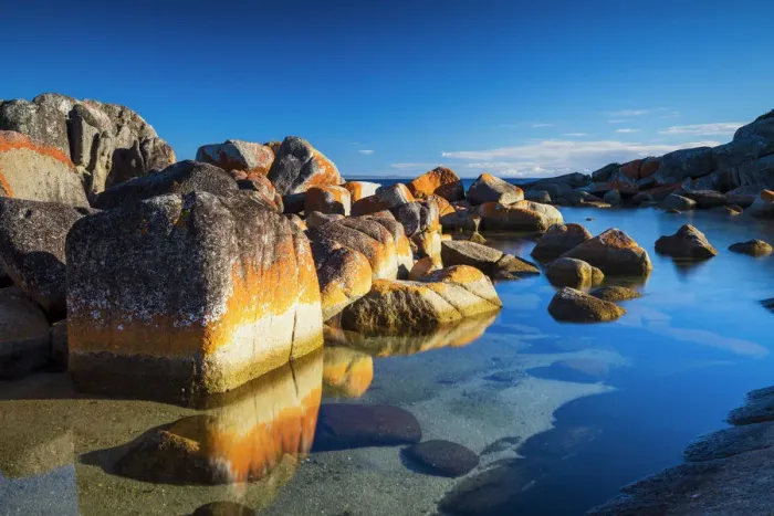 Framed Print : Bay of Fires, Binalong Bay, Tasmania Framed Print : Bay of Fires, Binalong Bay, Tasmania