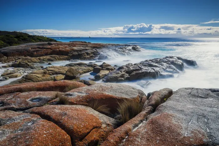 Framed Print : Bay of Fires, Binalong Bay, Tasmania Framed Print : Bay of Fires, Binalong Bay, Tasmania