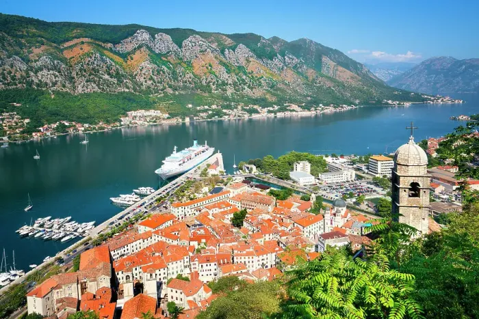 Framed Print : Bay of Kotor, Adriatic Coast, Kotor, Montenegro Framed Print : Bay of Kotor, Adriatic Coast, Kotor, Montenegro