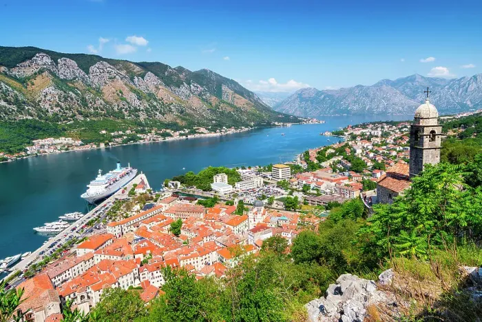 Framed Print : Bay of Kotor, Adriatic Coast, Kotor, Montenegro Framed Print : Bay of Kotor, Adriatic Coast, Kotor, Montenegro