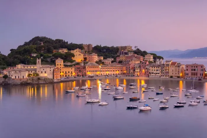 Framed Print : Bay of Silence, Sestri Levante, Genova province, Liguria, Italy