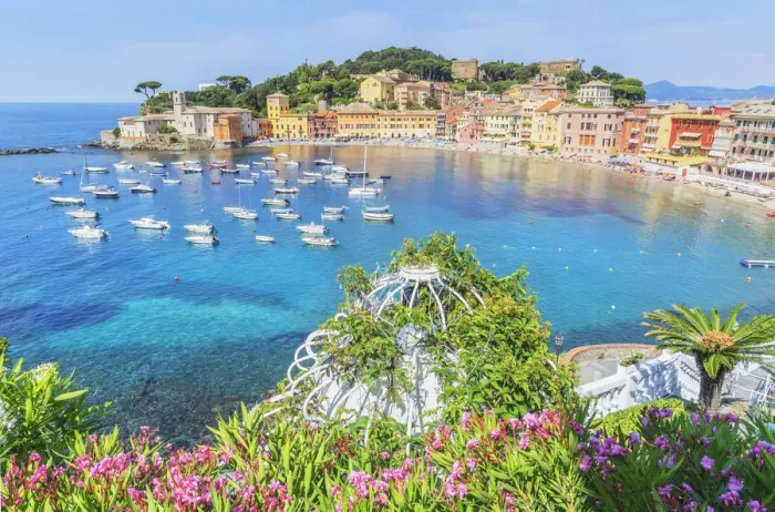 Framed Print : Bay of silence, Sestri Levante, Liguria, Italy, Europe