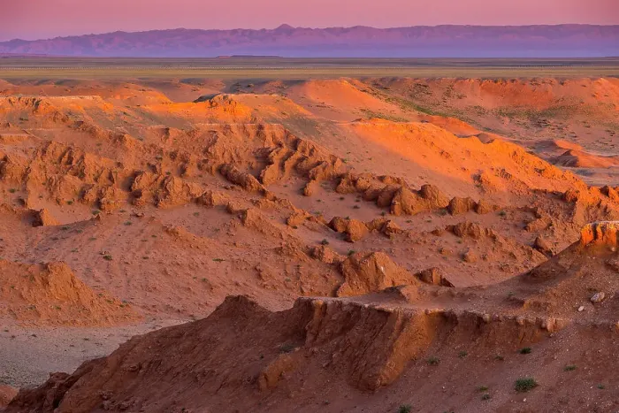 Framed Print : Bayanzag (the Flaming Cliffs) at sunrise, Gobi Desert, Mongolia Framed Print : Bayanzag (the Flaming Cliffs) at sunrise, Gobi Desert, Mongolia