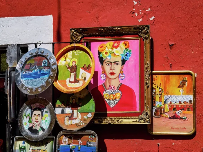 Framed Print : Bazar Los Sapos Souvenir Shop, Alley of the frogs, Los Sapos Neighbourhood, City of Puebla, Puebla State, Mexico Framed Print : Bazar Los Sapos Souvenir Shop, Alley of the frogs, Los Sapos Neighbourhood, City of Puebla, Puebla State, Mexico