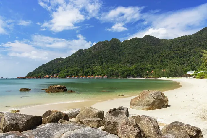 Framed Print : Beach at Berjaya Langkawi Resort, Langkawi, Kedah, Malaysia Framed Print : Beach at Berjaya Langkawi Resort, Langkawi, Kedah, Malaysia