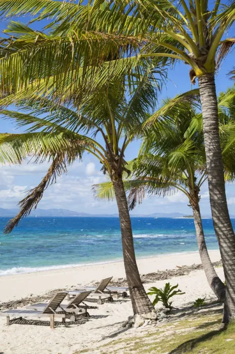Framed Print : Beach at Bounty Island Resort on Bounty Island, Mamanuca Islands, Fiji (PR)