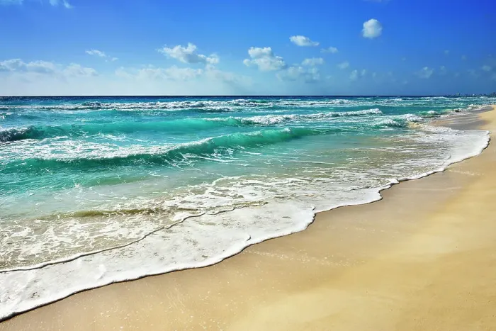 Framed Print : Beach, Cancun, Mexico Framed Print : Beach, Cancun, Mexico